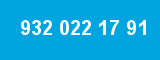 932 022 17 91 932 022 17 91